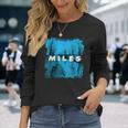 公式マイルス・デイビス・ジャズ・アイコン・マーチ New Quintet 長袖Tシャツ 彼女への贈り物