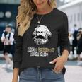 共産主義を再び素晴らしいものにする、カール・マルクス、コムニスムス、マルクス 長袖Tシャツ 彼女への贈り物