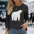北極グマ 長袖Tシャツ 彼女への贈り物