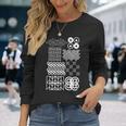 吉祥文様 アイコン版 長袖Tシャツ 彼女への贈り物