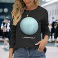 天王星tシャツ 天文学や宇宙愛好家へのギフトに最適 長袖Tシャツ 彼女への贈り物