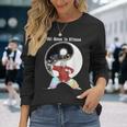 太極拳をする猫 長袖Tシャツ 彼女への贈り物