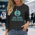 弾薬がなくなるかもしれないから柔術 長袖Tシャツ 彼女への贈り物