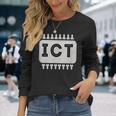 情報技術ict技術者 長袖Tシャツ 彼女への贈り物