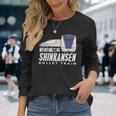 新幹線 新幹線 日本の漢字 鉄道扇子 長袖tシャツ 長袖Tシャツ 彼女への贈り物