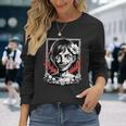 日本のゴス 不気味なエモ Y2k 日本ホラー アニメ 漫画 長袖tシャツ 長袖Tシャツ 彼女への贈り物