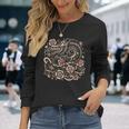 日本の美龍 日本アート タトゥー アジアン漢字 長袖Tシャツ 彼女への贈り物