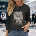 昆虫 種 面白い 虫 ヴィンテージ 昆虫学 昆虫学者 長袖Tシャツ 彼女への贈り物