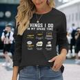 暇な時間にやること トランペットトランペット 長袖Tシャツ 彼女への贈り物