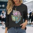 栗鼠 りす シマリス 長袖Tシャツ 彼女への贈り物