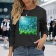 植物プランクトン 動物プランクトン バクテリオプランクトン 長袖Tシャツ 彼女への贈り物