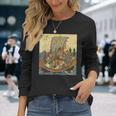 歌川広重作 宝船 七福神 長袖Tシャツ 彼女への贈り物