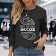 牡蠣iバッドマザーシャッカーi真珠貝の牡蠣 長袖Tシャツ 彼女への贈り物