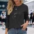 猫 猫 子猫 子猫 かわいい猫 長袖Tシャツ 彼女への贈り物
