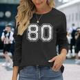 番号 80 長袖Tシャツ 彼女への贈り物