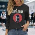 真空管アンプ チューブアンプ オーディオマニア アナログ ヴィンテージ 長袖Tシャツ 彼女への贈り物