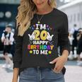 私は20歳です。お誕生日おめでとう、面白い20歳の誕生日 長袖Tシャツ 彼女への贈り物