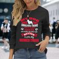 私は私のノリッジ テリア犬の面白い子犬の恋人を愛してください。 長袖Tシャツ 彼女への贈り物