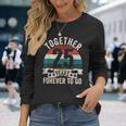 結婚25周年記念 Together 25 Years Forever To Go 長袖Tシャツ 彼女への贈り物