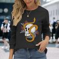 蛇 レディース メンズ 蛇柄 アナコンダ爬虫類 長袖Tシャツ 彼女への贈り物