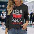 読書力 想像力 本の虫 本オタク 読書 長袖Tシャツ 彼女への贈り物