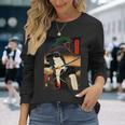 豊原くにちか ヴィンテージ江戸時代和歌舞伎アート 長袖Tシャツ 彼女への贈り物