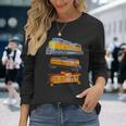 貨物列車 エンジン タンカー 車掌 長袖Tシャツ 彼女への贈り物