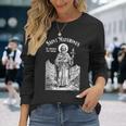 配管工 配管 守護聖人 マチュリヌス ヴィンテージ パイプレンチ 長袖Tシャツ 彼女への贈り物