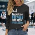 金型技術者 長袖Tシャツ 彼女への贈り物