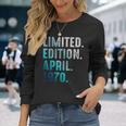 限定版 1970年4月 レトロ ヴィンテージ 1970 長袖Tシャツ 彼女への贈り物