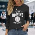 面白い野球審判シャツ メンズ I Am The Umpire 長袖Tシャツ 彼女への贈り物