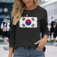 韓国軍 裏面 韓国国旗 長袖Tシャツ 彼女への贈り物