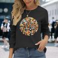 鮮やかで表現力豊かな文化 アフロビート音楽 イタリアデザイン 長袖Tシャツ 彼女への贈り物