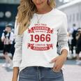 60歳の誕生日 還暦 真のレジェンドは1966年生まれ 長袖tシャツ 長袖Tシャツ 彼女への贈り物