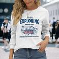 Always Exploring Campfire Ocean Outdoor ビーチライフグラフィック 長袖Tシャツ 彼女への贈り物