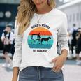 Coachman 馬車 馬車 職業格言 長袖Tシャツ 彼女への贈り物