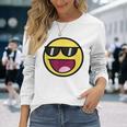 Cool Epic Face サングラス グラフィック シェード ファニー ミーム 長袖Tシャツ 彼女への贈り物