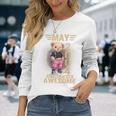 On Back 2004年5月 22歳の誕生日 22歳 テディベア 長袖Tシャツ 彼女への贈り物