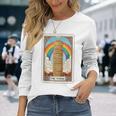 The Tower タロットカード パンケーキタワー 朝食 恋人 パンケーキ 長袖Tシャツ 彼女への贈り物