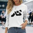 「ビッグハート」書道 長袖tシャツ 長袖Tシャツ 彼女への贈り物