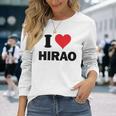 アイハート 平尾ジャパンラブ 日本のお土産品 長袖Tシャツ 彼女への贈り物