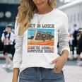 アライグマ愛好家 ゴミ拾い ダンプスターダイビング ゴミ箱 長袖Tシャツ 彼女への贈り物