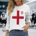 イングランドサッカージャージ。 長袖Tシャツ 彼女への贈り物