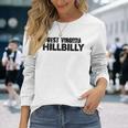 ウェストバージニア ヒルビリー アパラチア 面白い 長袖Tシャツ 彼女への贈り物