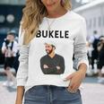エルサルバドル大統領 ナイブ・ブケレ 長袖Tシャツ 彼女への贈り物