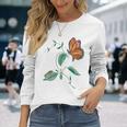 オオカバマダラ変態サイクル 長袖Tシャツ 彼女への贈り物