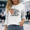 オバマ引用アメリカンギフト 長袖Tシャツ 彼女への贈り物
