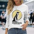 ケープペンギン African Penguin 長袖Tシャツ 彼女への贈り物