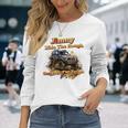 ジムニー 4X4 オフロード トラック 長袖Tシャツ 彼女への贈り物