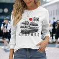 バックプリント ディストレス Jdm レジェンド レースカー 日本国旗 ギフト 長袖Tシャツ 彼女への贈り物